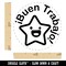 Buen Trabajo Spanish Star Compliment Teacher Stamp Self-Inking Rubber Stamp for Stamping Ink Stamper Crafting Planners